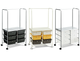 6-Drawer Rolling Storage Cart with Hanging Bar product