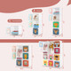 Kids' 12-Cube Wardrobe Closet with Hanging Section and Doors product