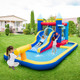 6-in-1 Inflatable Bounce House Castle Splash Pool with Blower product