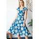 Women's Print V-Neck Skater Dress product