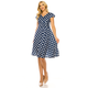 Women's Print V-Neck Skater Dress product