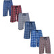 Men's Soft Plaid Sleep Lounge Pajama Shorts (3- or 4-Pack) product