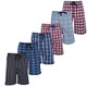 Men's Soft Plaid Sleep Lounge Pajama Shorts (3- or 4-Pack) product