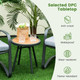 3-Piece Patio Bistro Conversation Set with Waterproof DPC Table product