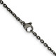 Stainless Steel Oxidized 18-inch Cable Chain product