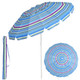 8-Foot Portable Beach Umbrella with Sand Anchor and Tilt Mechanism product