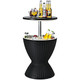 8-Gallon 3-in-1 Patio Rattan Cooler Bar Table  product