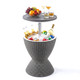 8-Gallon 3-in-1 Patio Rattan Cooler Bar Table  product