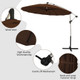 10-Foot Patio Offset Umbrella with Crank & Cross Base product