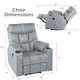 Electric Power Lift Recliner Chair with Heat & Massage Functions product