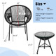 3-Piece Patio Acapulco Furniture Bistro Set with Glass Table product
