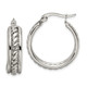 Stainless Steel Twisted Hoop Earrings product