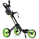 3-Wheel Folding Golf Push Cart with Brake, Scoreboard, & Adjustable Handle product