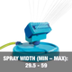 Aqua Joe® Mini Oscillating Sprinkler on Sled Base product