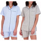 Women's Matching Shirt & Shorts Pajamas, Button-Down Style (2-Pack) product