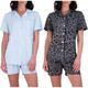 Women's Matching Shirt & Shorts Pajamas, Button-Down Style (2-Pack) product