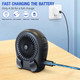 2-in-1 Portable Waist/Neck Clip Fan, 5,000mAh Rechargeable product