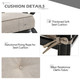 2-Piece Patio Loveseat & Table Furniture product