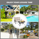 2-Piece Patio Loveseat & Table Furniture product