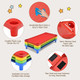 Kids' 51 x 23-Inch Stackable Daycare Rest Mat (4-Pack) product