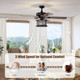 52-Inch 3-Speed Crystal Ceiling Fan with Remote product