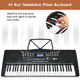 61-Key Electronic Keyboard Piano with Lighted Keys and Bench product