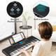 61-Key Electronic Keyboard Piano with Lighted Keys and Bench product
