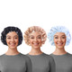 Women's Double Layer Reversible Satin Hair Bonnet (3-Pack) product