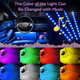 4-Piece Music-Sync LED Car Strip Light product