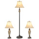 3-Piece Table and Floor Lamp Set with Linen Fabric Lamp Shades product