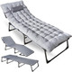 Folding Outdoor 4-Position Camping Cot, Pad, And Pillow By Zone Tech® product