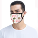 Reusable Washable Christmas-Themed Face Masks with Filters (4-Pack) product