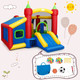 Kids' 7-in-1 Inflatable Bounce House Castle with Ocean Balls & Blower product