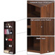 5-Shelf Multi-Functional Wood Bookcase for Home Office product