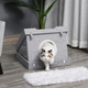 2-in-1 Condo Cat House Pet Bed with Removable Cushions product