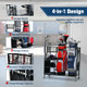 Double Golf Bag Organizer with Lockable Universal Wheels product