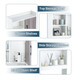 4-Tier Space-Saving Toilet Storage Cabinet with Open Shelves product