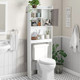 4-Tier Space-Saving Toilet Storage Cabinet with Open Shelves product