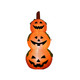 5-foot Inflatable 3-Pumpkin Stack Halloween Decor product