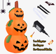 5-foot Inflatable 3-Pumpkin Stack Halloween Decor product