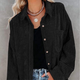 Women's Slouchy Oversized Corduroy Shirt Jacket  product