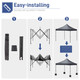10 x 10-Foot Portable Pop Up Canopy with Roller Bag & 4 Sand Bags product