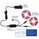  50-Foot RGB LED Strip Lights with 44-Key Remote (1- or 2-Pack) product