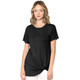 Women's Twist Front Short Sleeve Tunic Tee product