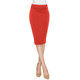 Women's Elastic Waist Stretch Bodycon Pencil Skirt product