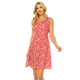 Women's Printed Floral Sleeveless Skater Dress product
