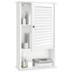 Bathroom Wall-Mounted Storage Cabinet with Single Door & Height-Adjustable Shelf product