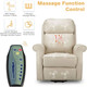 Faux Leather Electric Power Lift Recliner Chair with Heated Vibration product