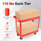 Goplus 2-Tier Rolling Tool Storage Utility Cart product