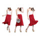 Women's Solid Lightweight Flare Midi Pull-on Skirt product